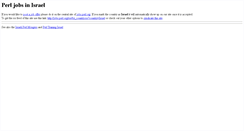 Desktop Screenshot of jobs.perl.org.il