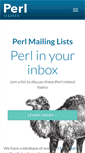 Mobile Screenshot of lists.perl.org