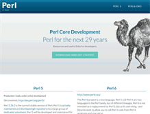 Tablet Screenshot of dev.perl.org
