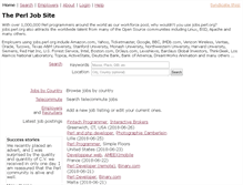 Tablet Screenshot of jobs.perl.org