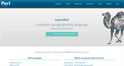 Desktop Screenshot of learn.perl.org