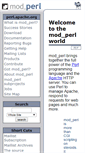 Mobile Screenshot of apache.perl.org