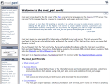 Tablet Screenshot of apache.perl.org