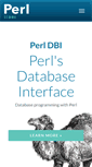 Mobile Screenshot of dbi.perl.org